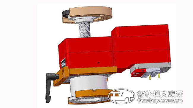 拓樸模內(nèi)攻牙機模型